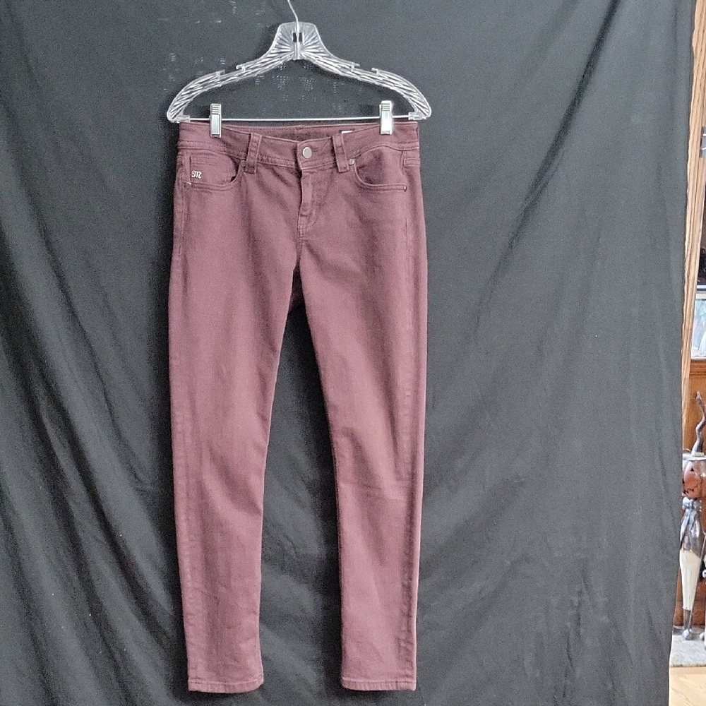 Miss Me Skinny Jeans in Burgundy